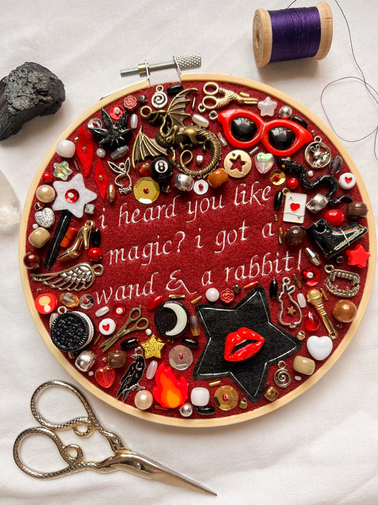 RED WINE SUPERNOVA chappell roan charm embroidery