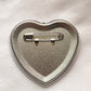 i don’t fuck republicans heart-shaped holographic pin