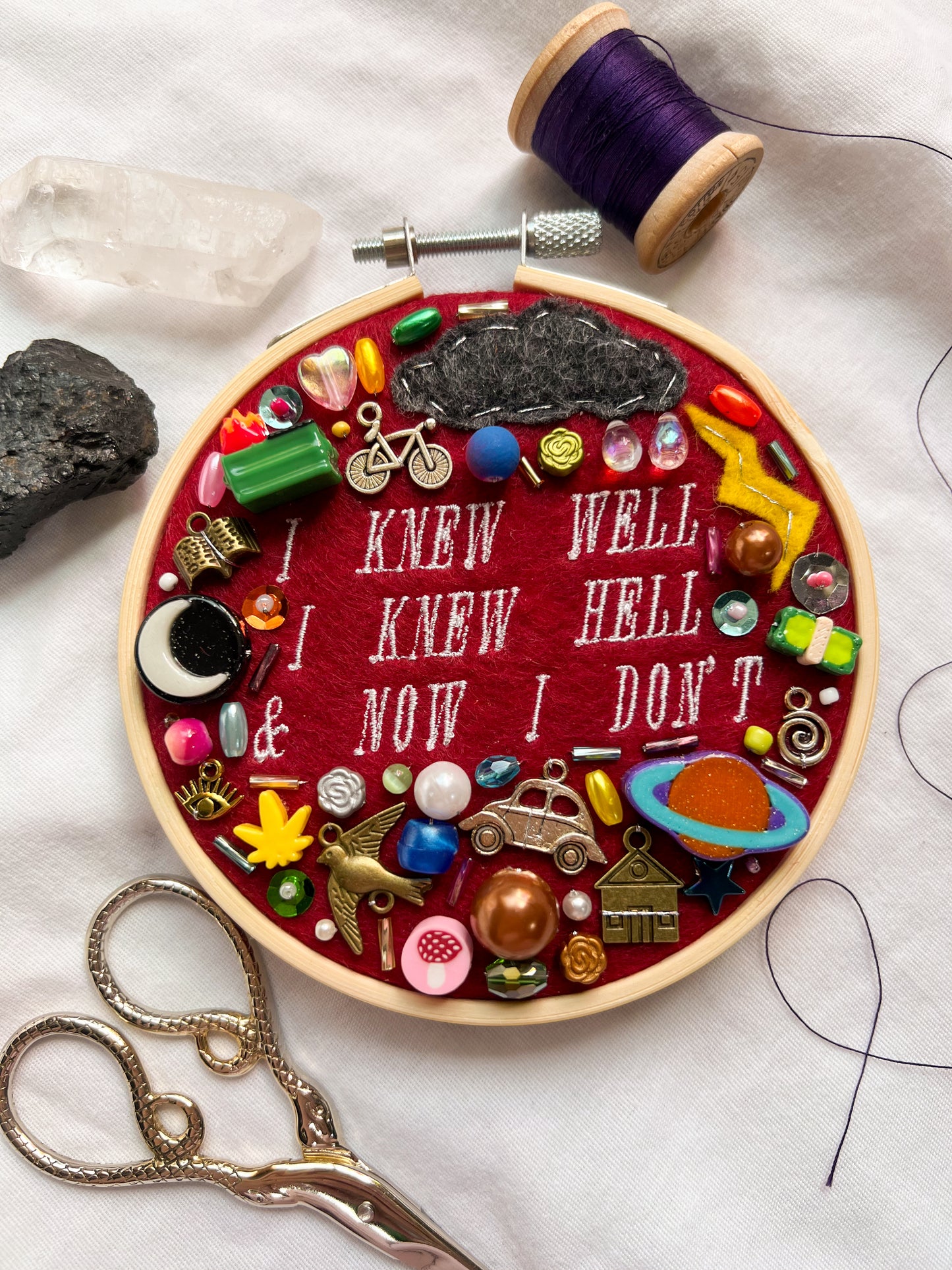 A FEW OF YOUR OWN noah kahan charm embroidery