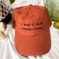 i don't fuck republicans cap (PREORDER)