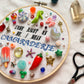 BED CHEM sabrina charm embroidery hoop