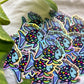 rainbow fish holographic sticker