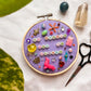 LIE TO GIRLS sabrina charm embroidery hoop