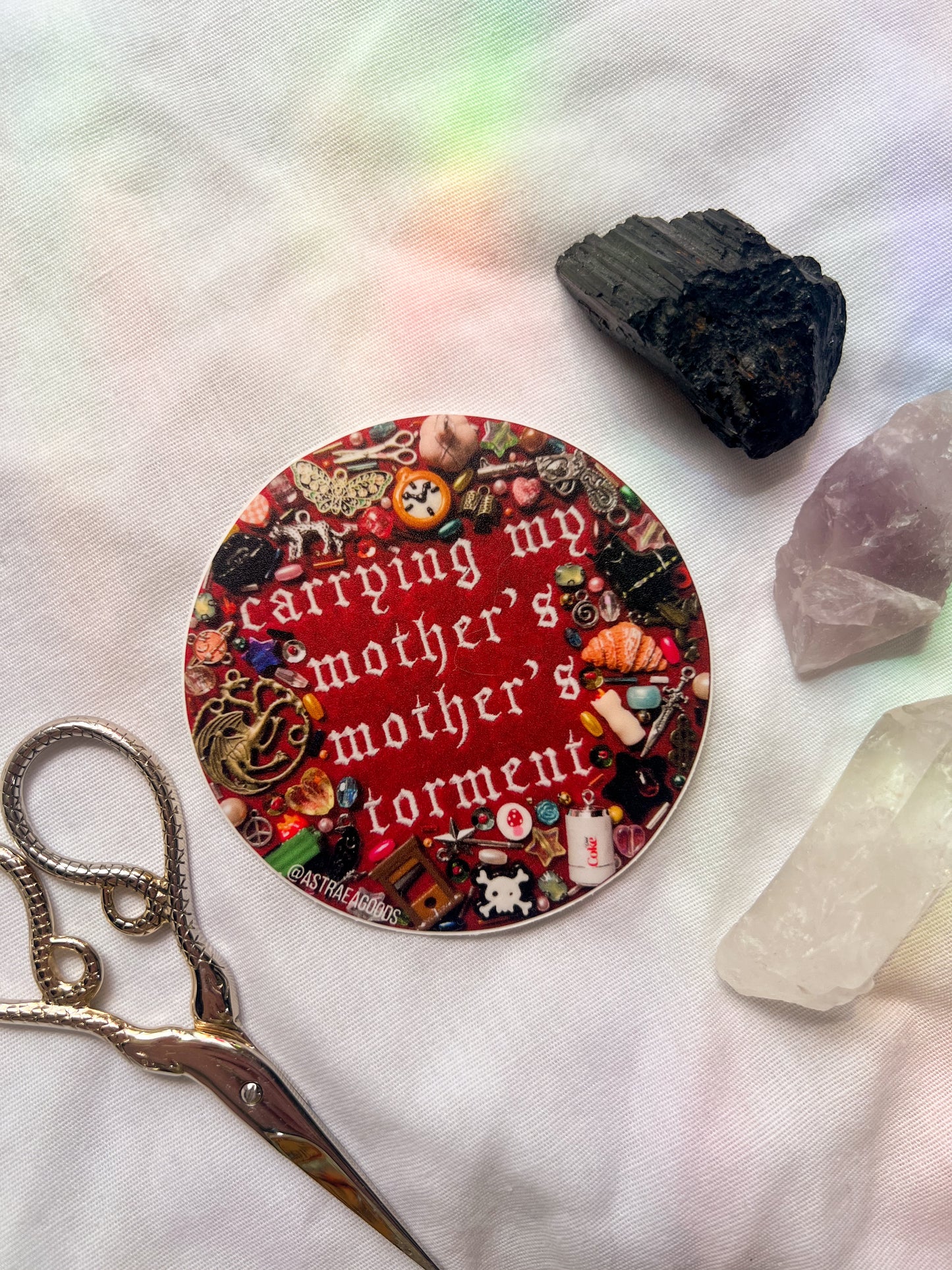 hayley williams charm embroidery sticker