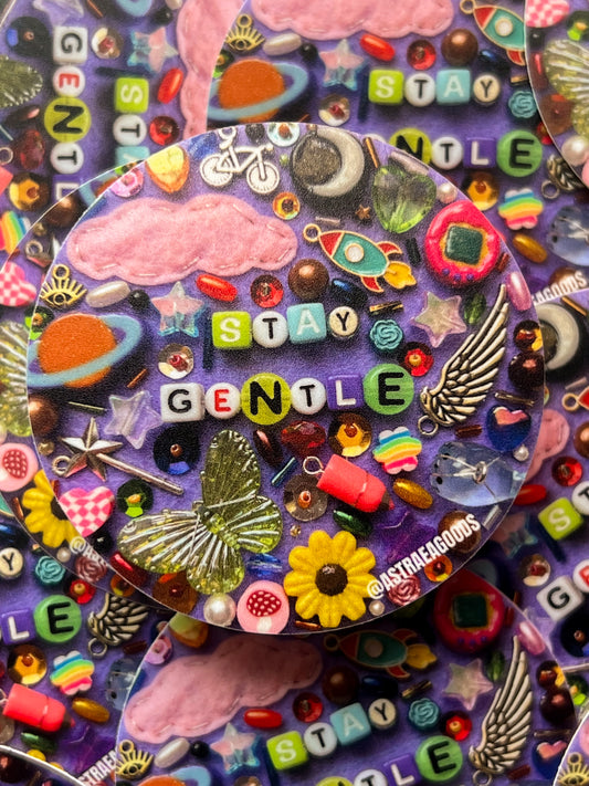 brandi carlile stay gentle charm stickers