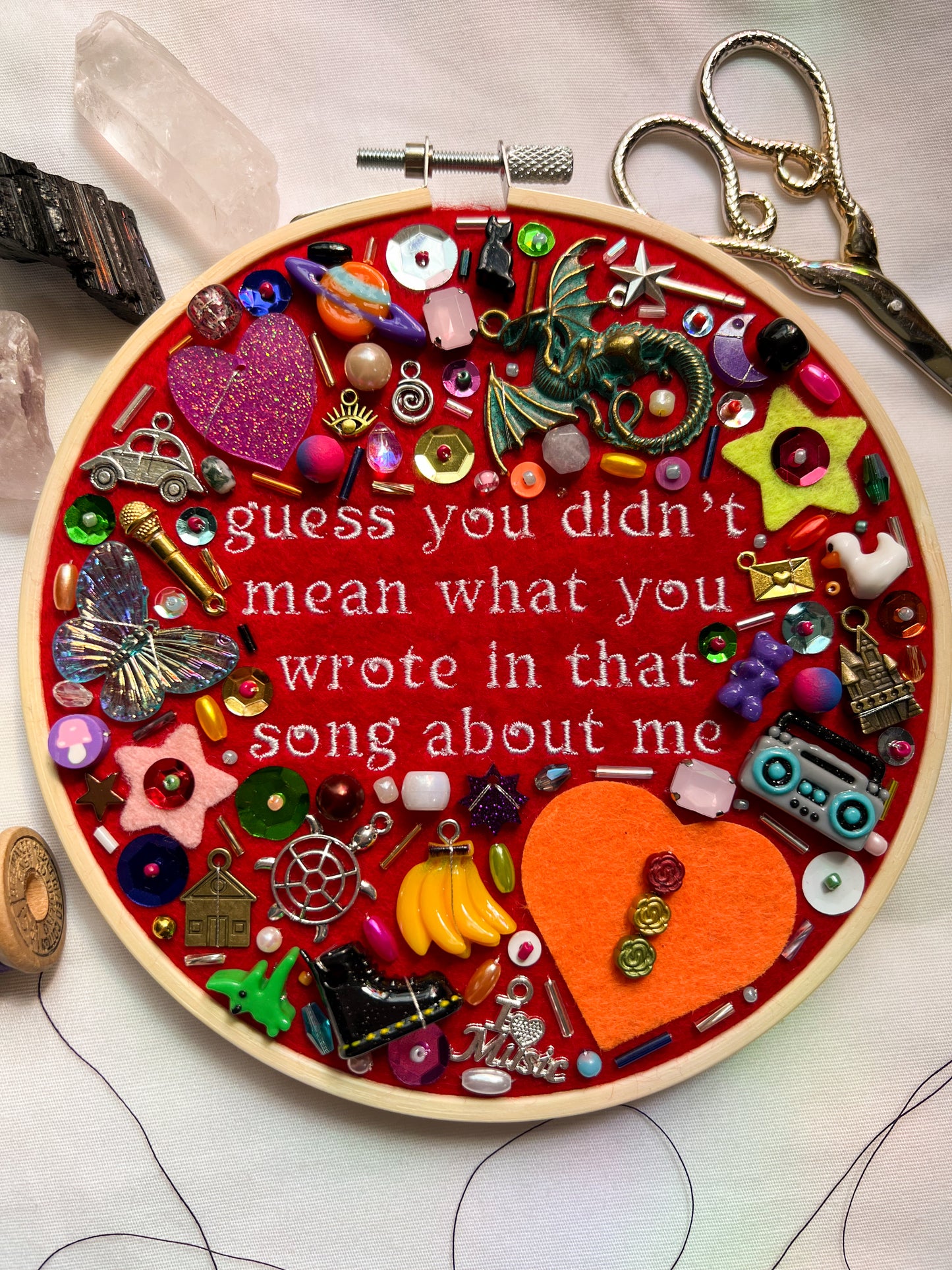 DRIVER'S LICENSE olivia rodrigo charm embroidery