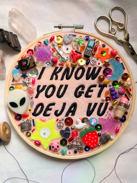 DEJA VU olivia rodrigo charm embroidery