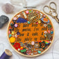 THE JOKE brandi carlile charm embroidery