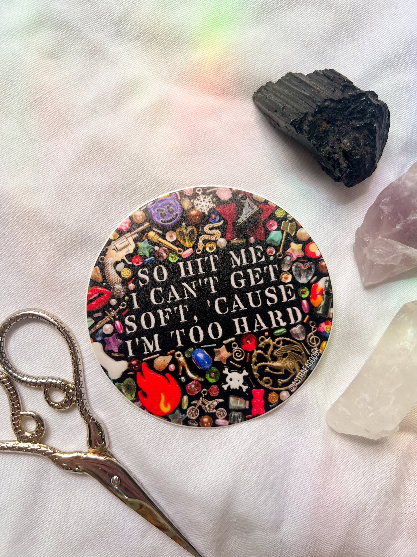 hayley williams charm embroidery sticker