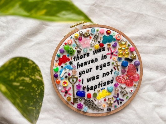 SHE CALLS ME BACK noah kahan charm embroidery