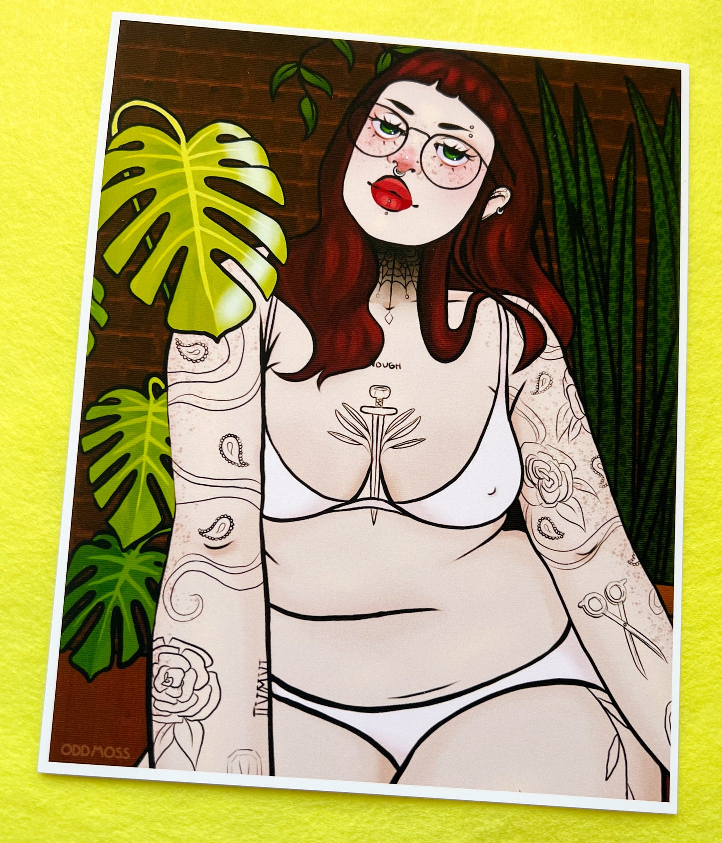 plant lady print - odd moss studio