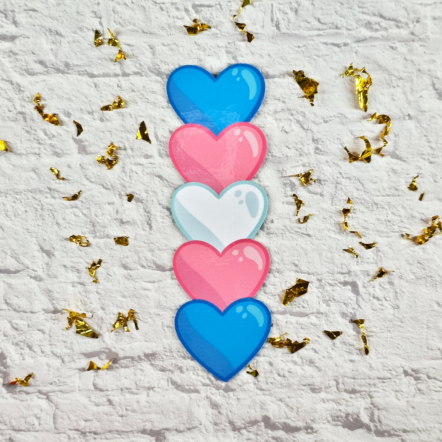 Trans Heart Sticker - FalkenCraft