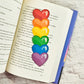 Rainbow Heart Bookmark - FalkenCraft