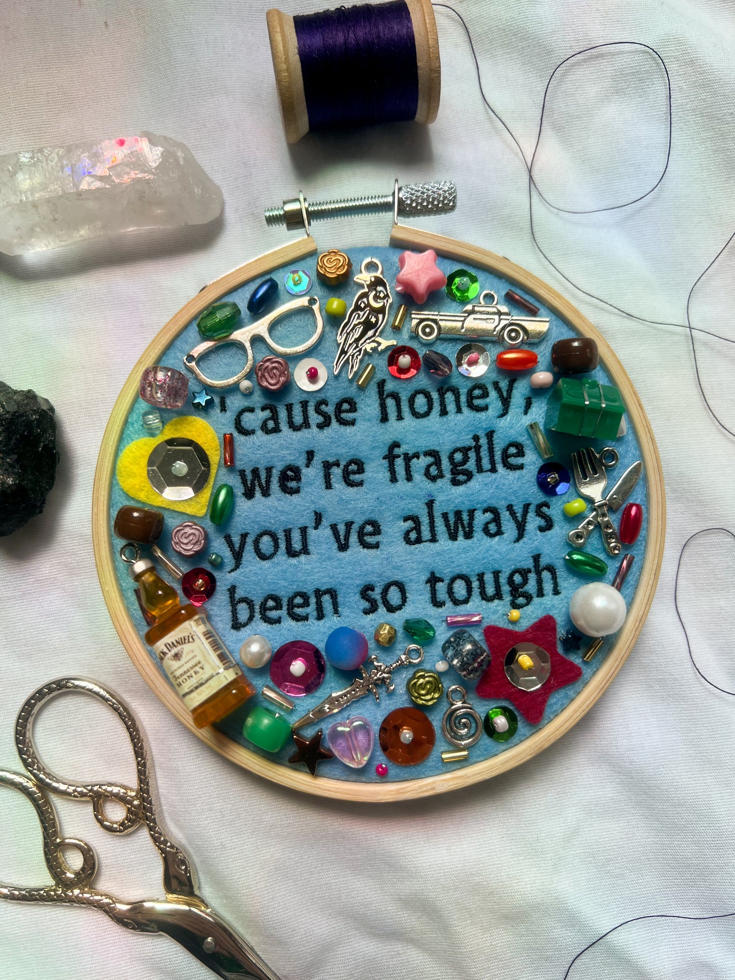 AMERICAN CARS noah kahan charm embroidery