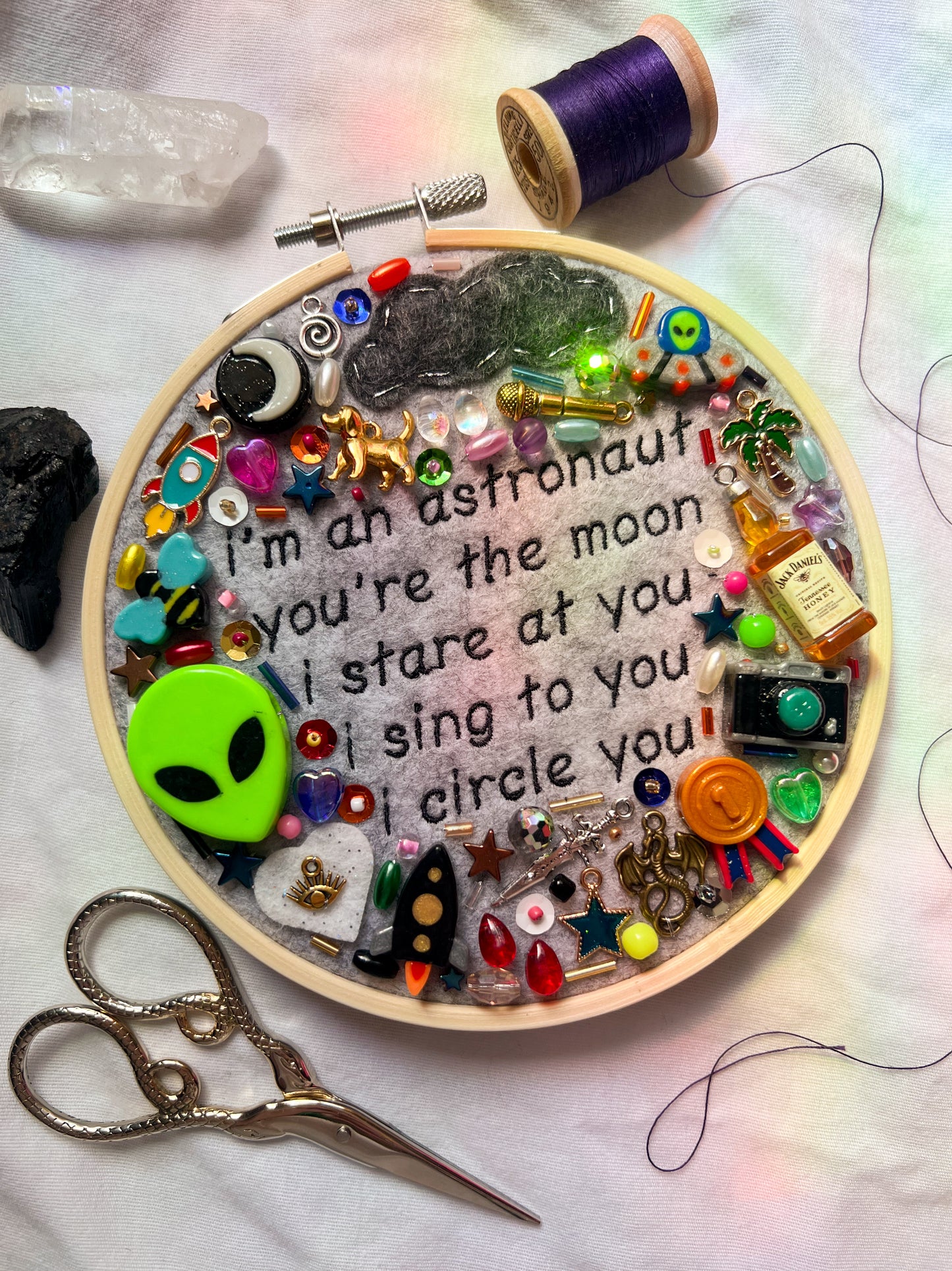 ORBITER noah kahan charm embroidery