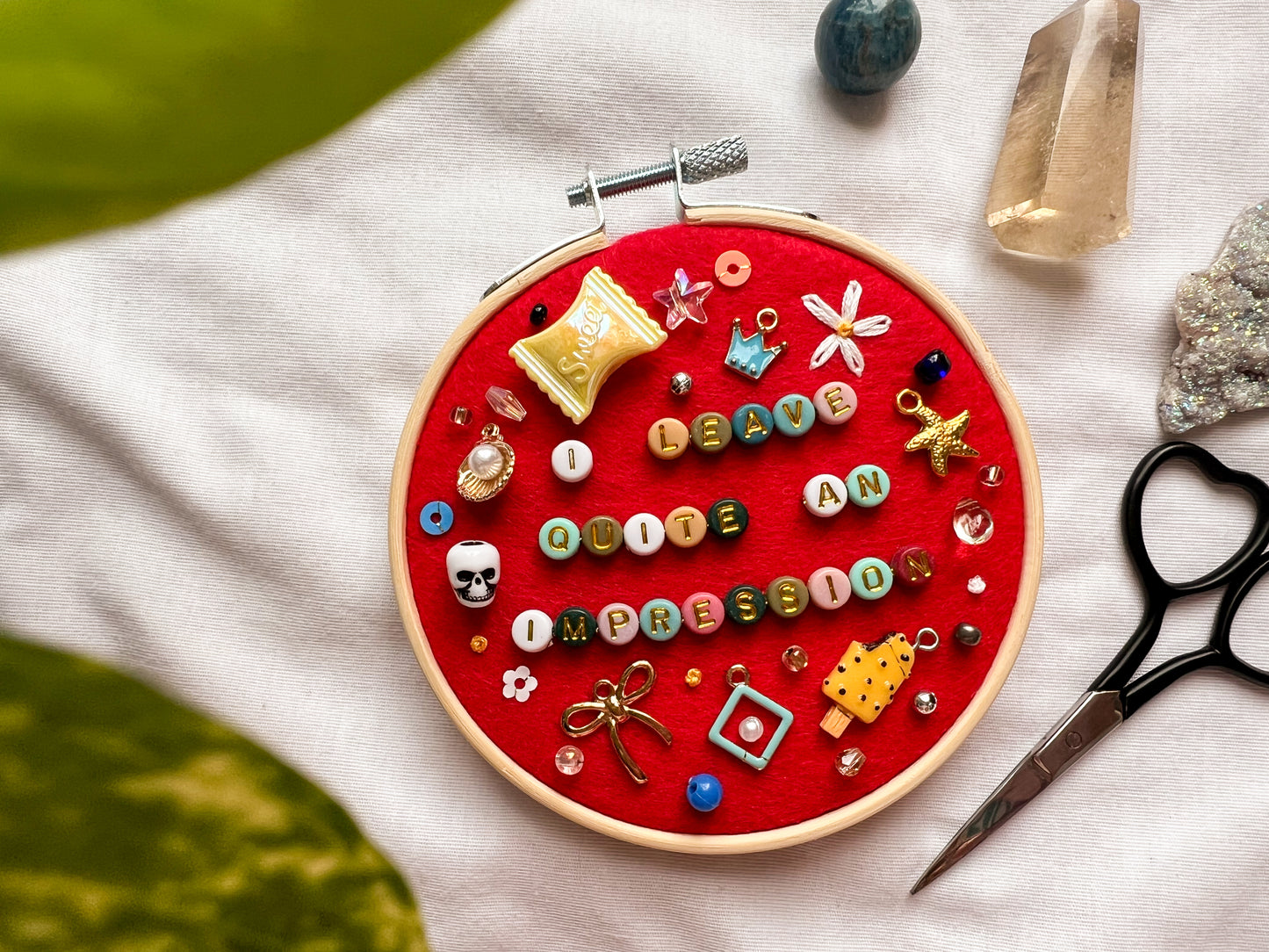 TASTE sabrina charm embroidery hoop