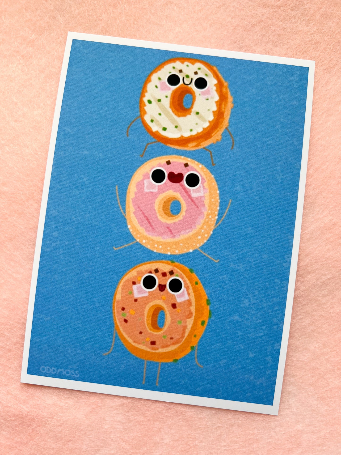 triple bagel print - odd moss studio