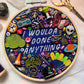 PARACHUTE (dark blue, done anything) hayley williams charm embroidery