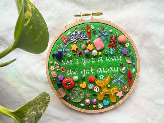 SUBWAY chappell roan charm embroidery