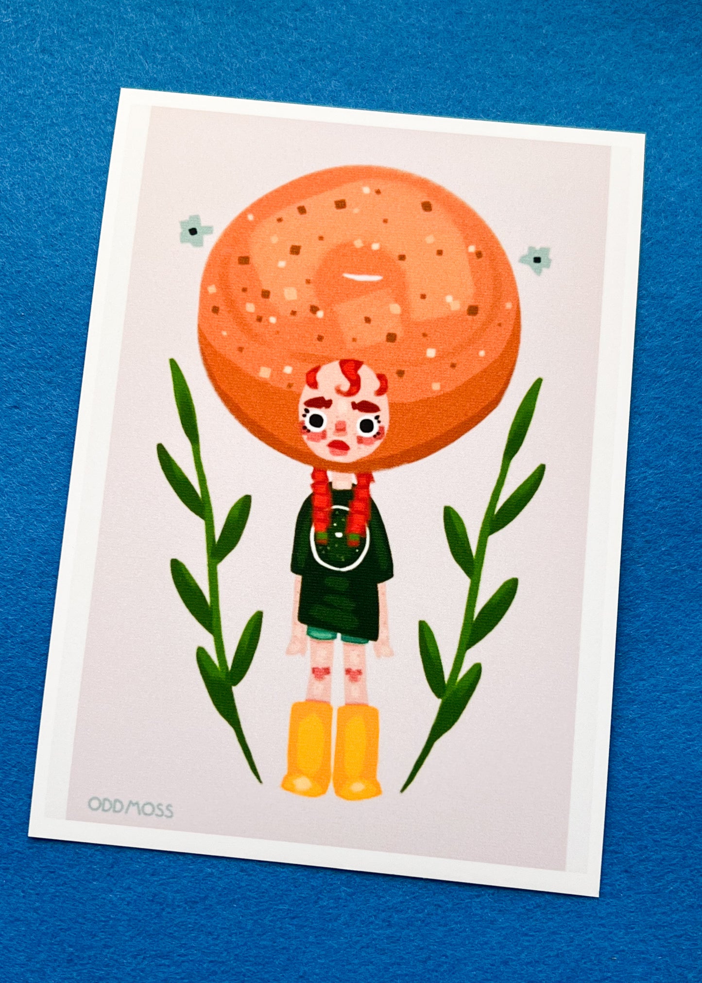 bagelhead print - odd moss studio
