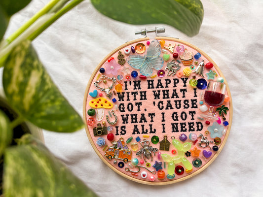 CUSTOM CHARM EMBROIDERY HOOP