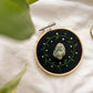 mini crystal embroidery hoops