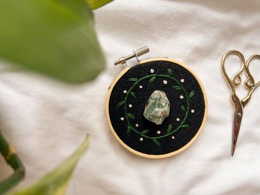 mini crystal embroidery hoops