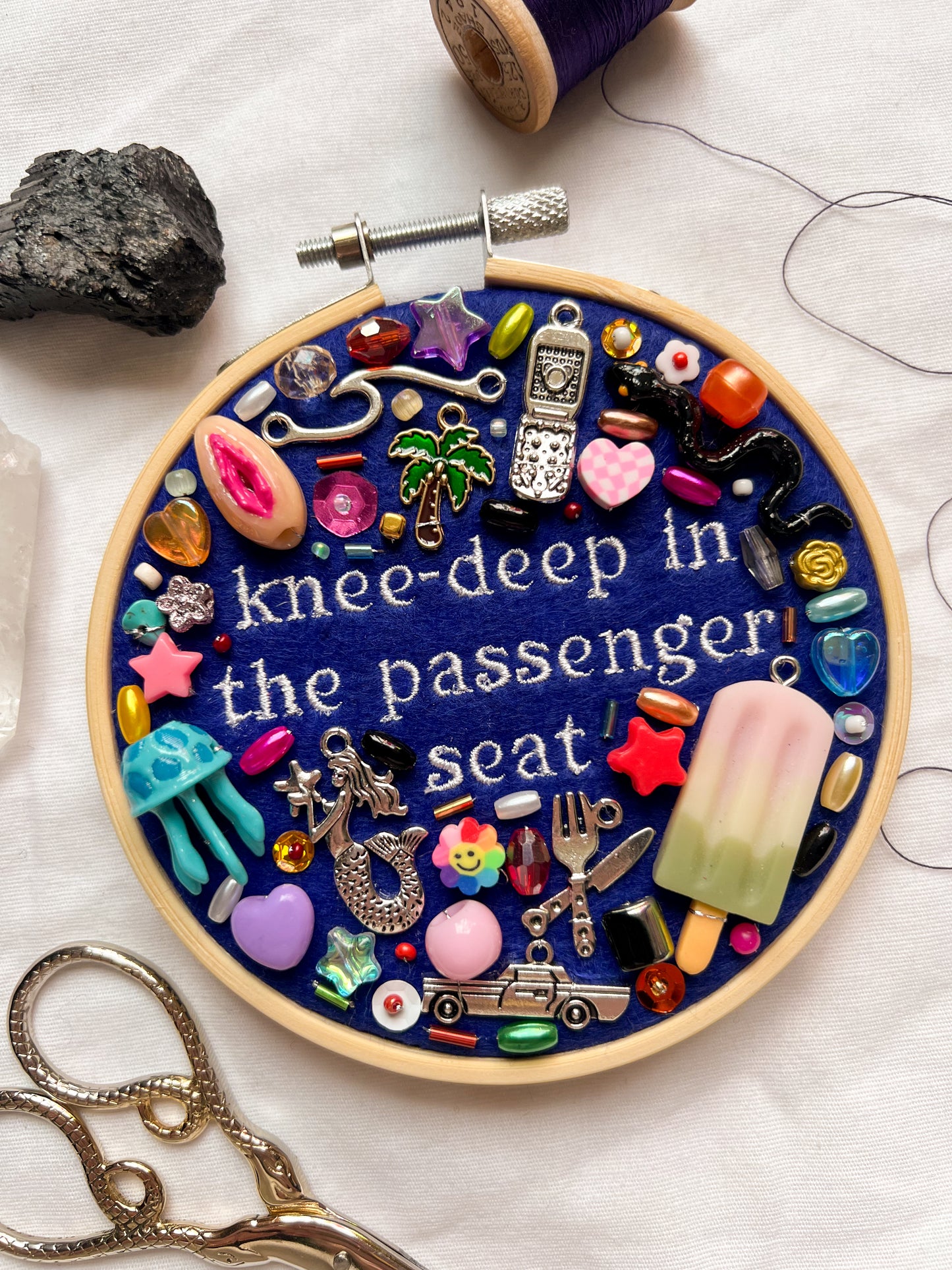 CASUAL chappell roan charm embroidery