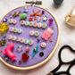 LIE TO GIRLS sabrina charm embroidery hoop