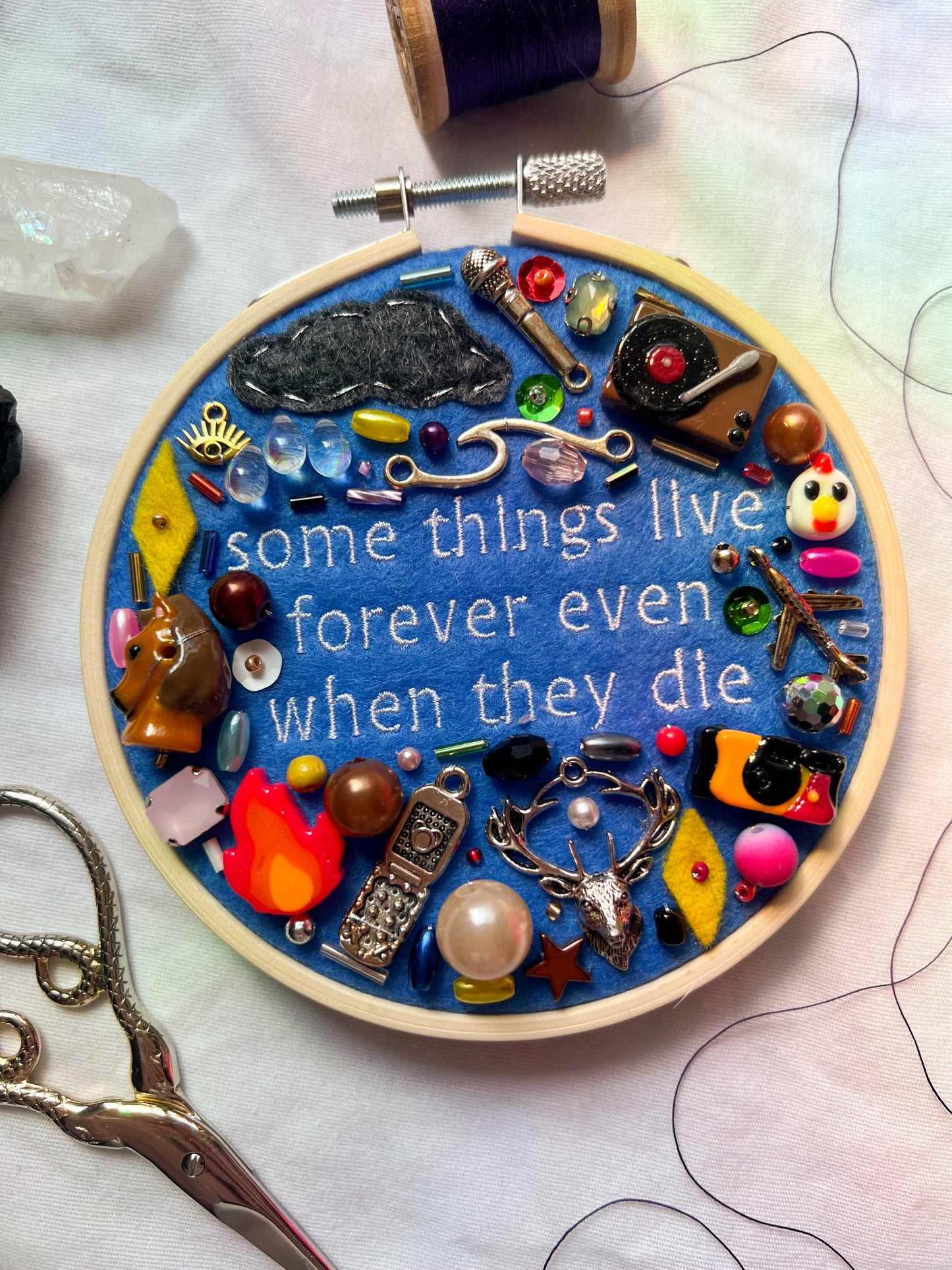 ALL THEM HORSES noah kahan charm embroidery