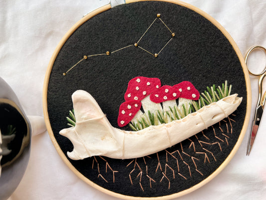 ode to the big dipper oddity embroidery