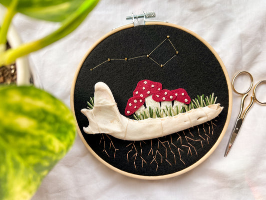 ode to the big dipper oddity embroidery