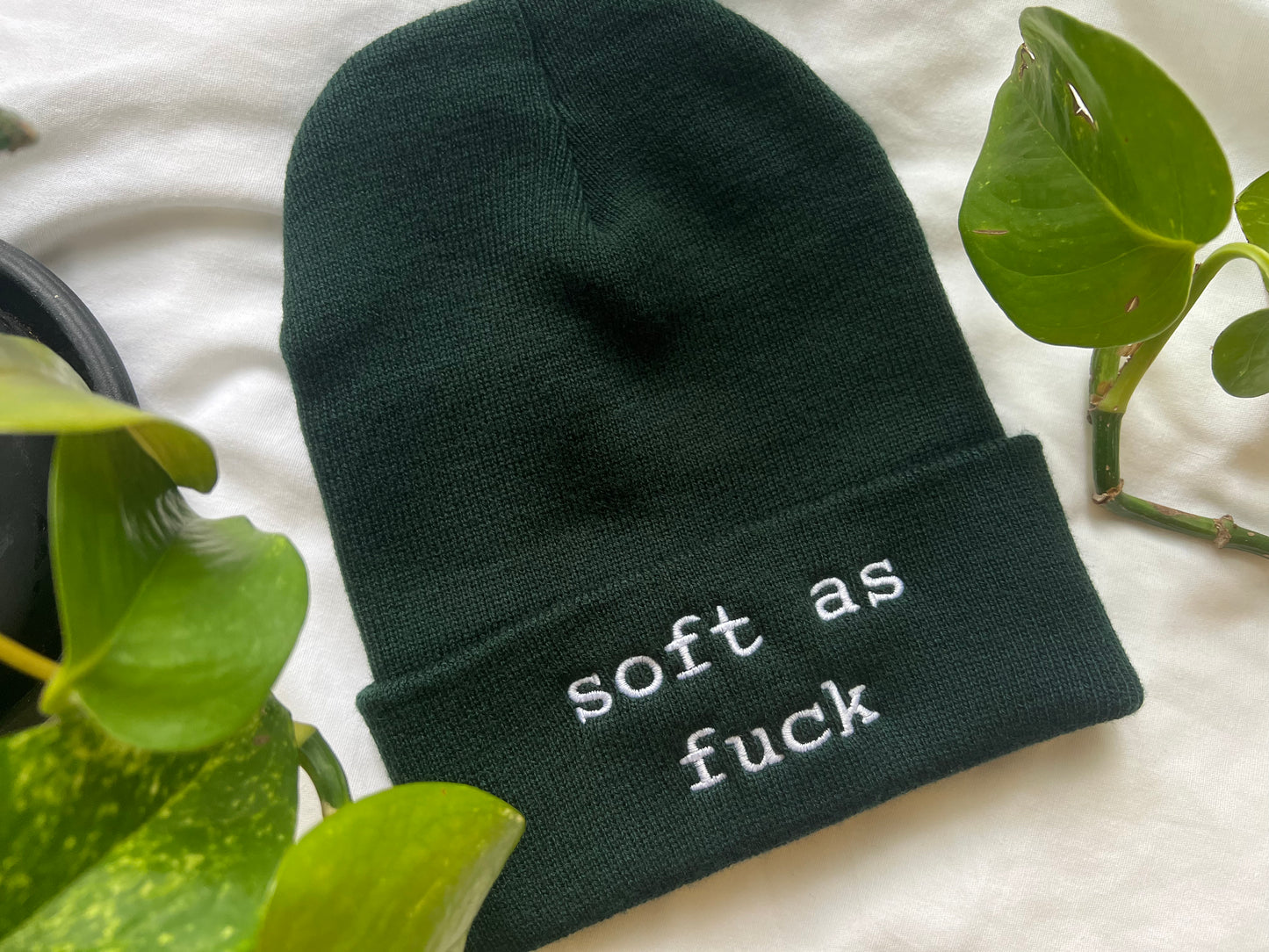 soft as fuck beanie