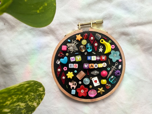 MY KINK IS KARMA chappell roan charm embroidery