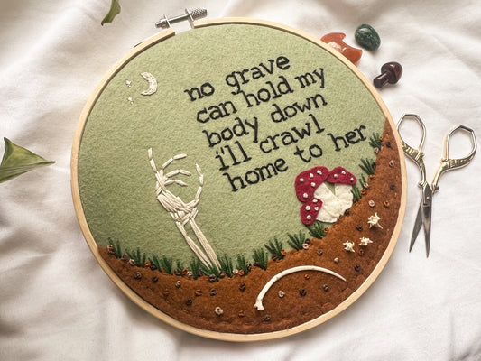 no grave hozier embroidery