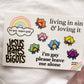 gay sticker sheet (4x6)