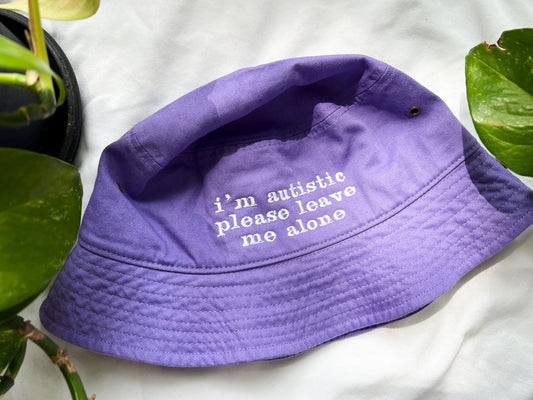 i’m autistic bucket hats (PREORDER)