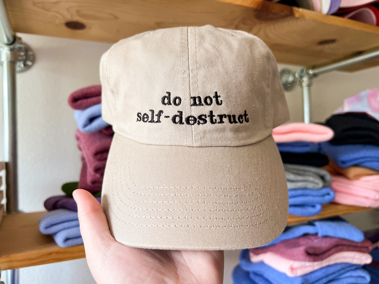 do not self-destruct cap (PREORDER)