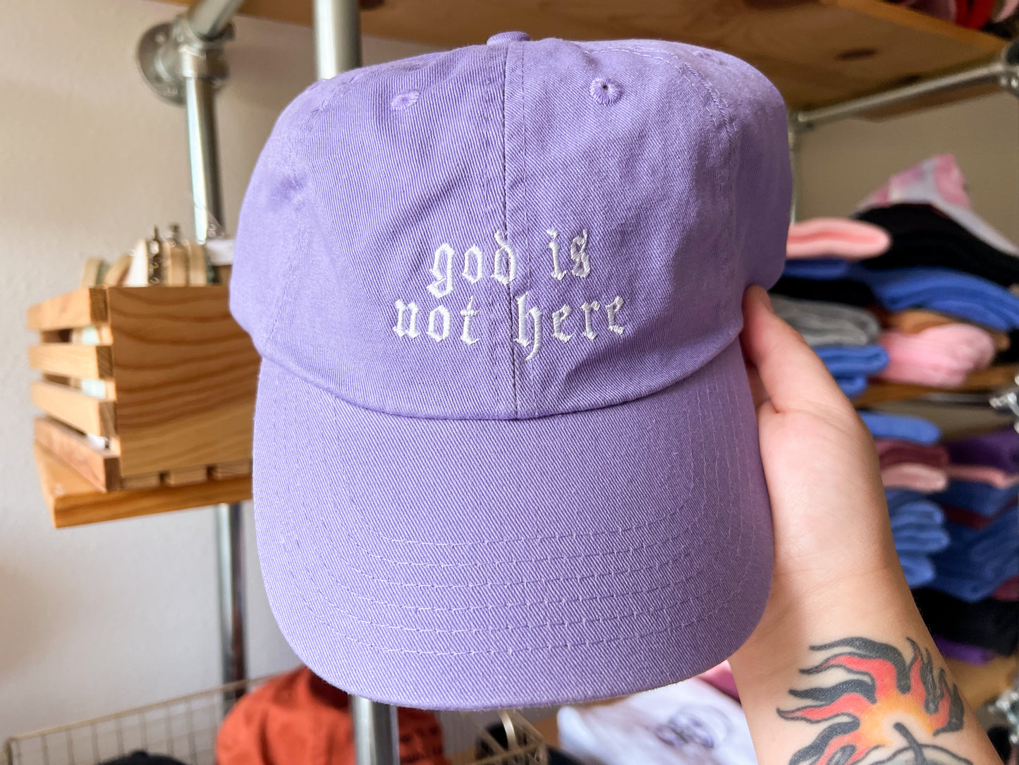 god is not here cap (PREORDER)