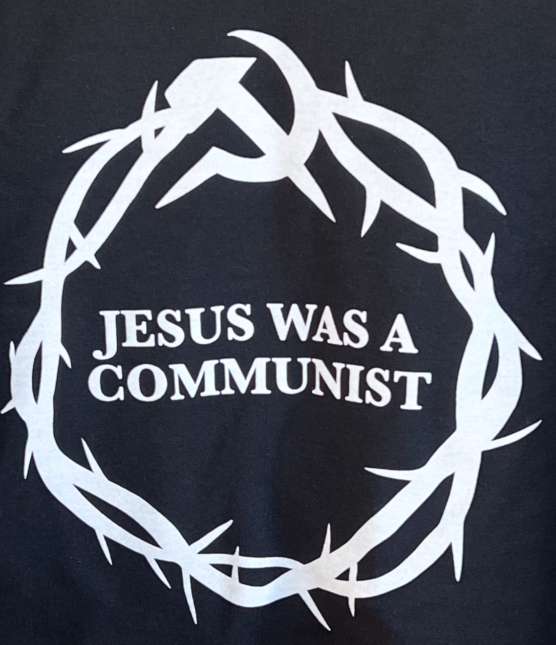 jesus was a communist crewneck sweatshirt