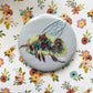 rainbow bumblebee pin