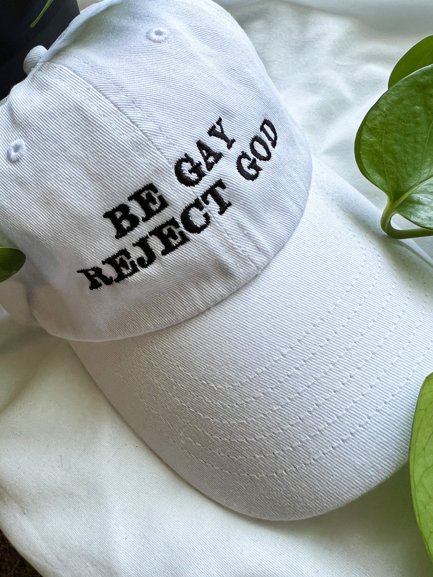 be gay reject god cap (PREORDER)