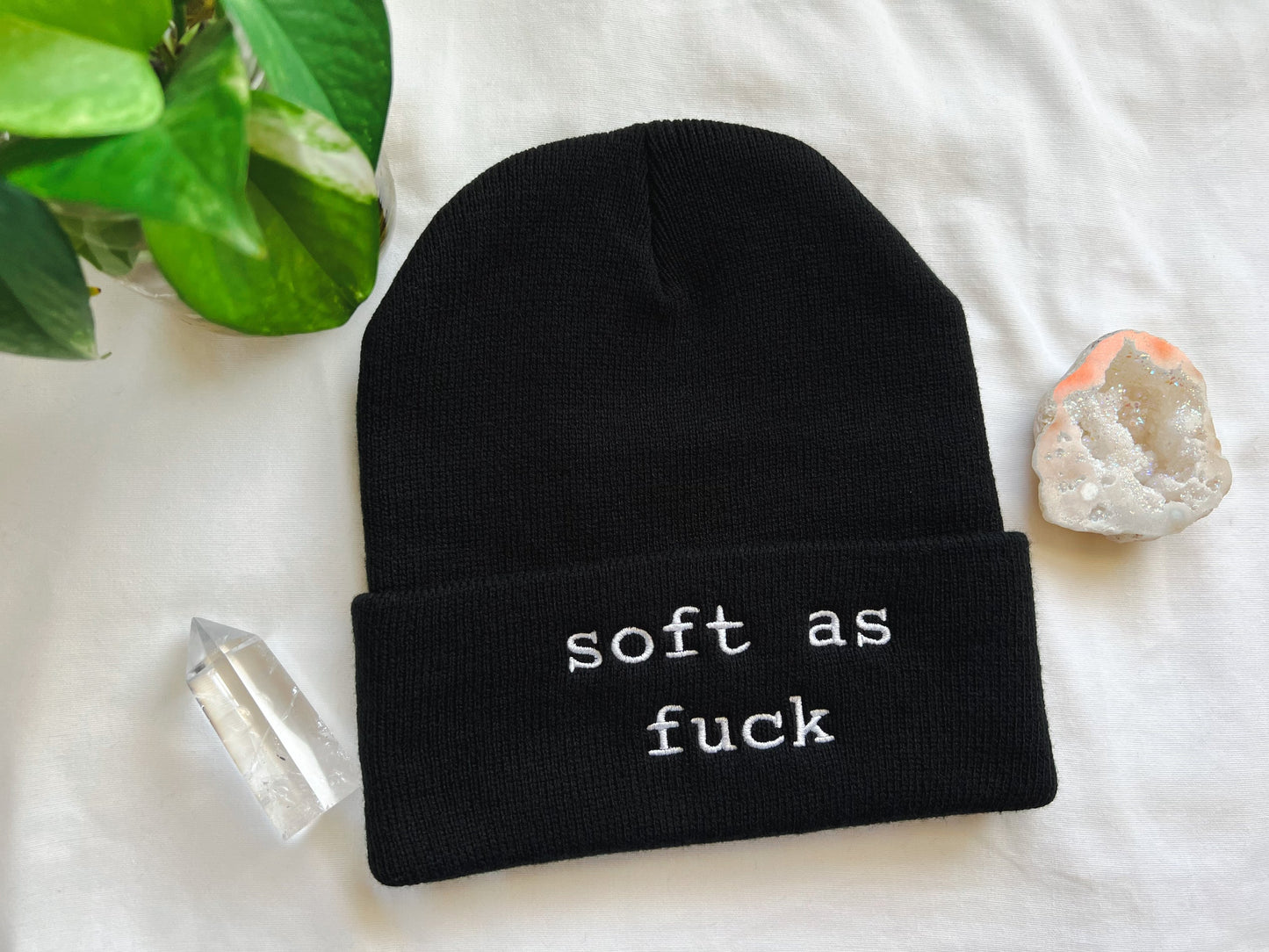 soft as fuck beanie