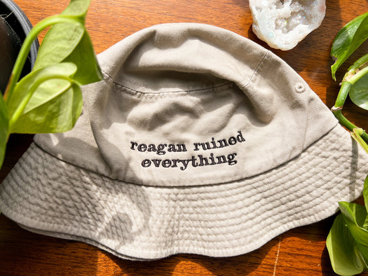 reagan ruined everything bucket hats (PREORDER)