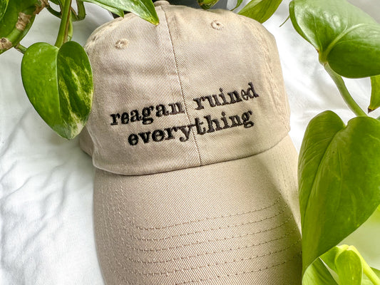 reagan ruined everything cap (PREORDER)