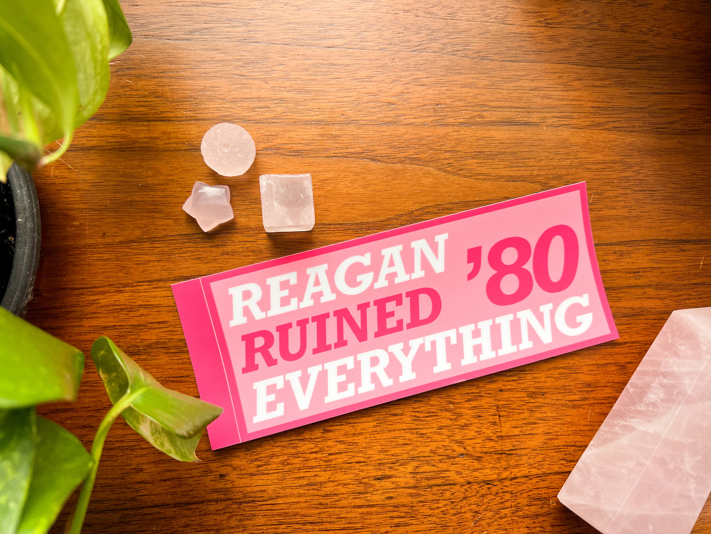 reagan ruined everything sticker