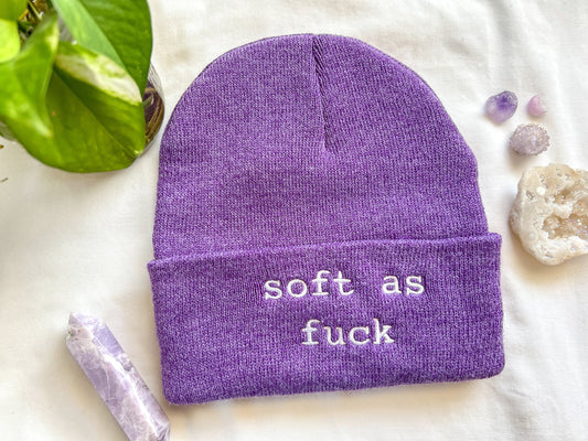 soft as fuck beanie