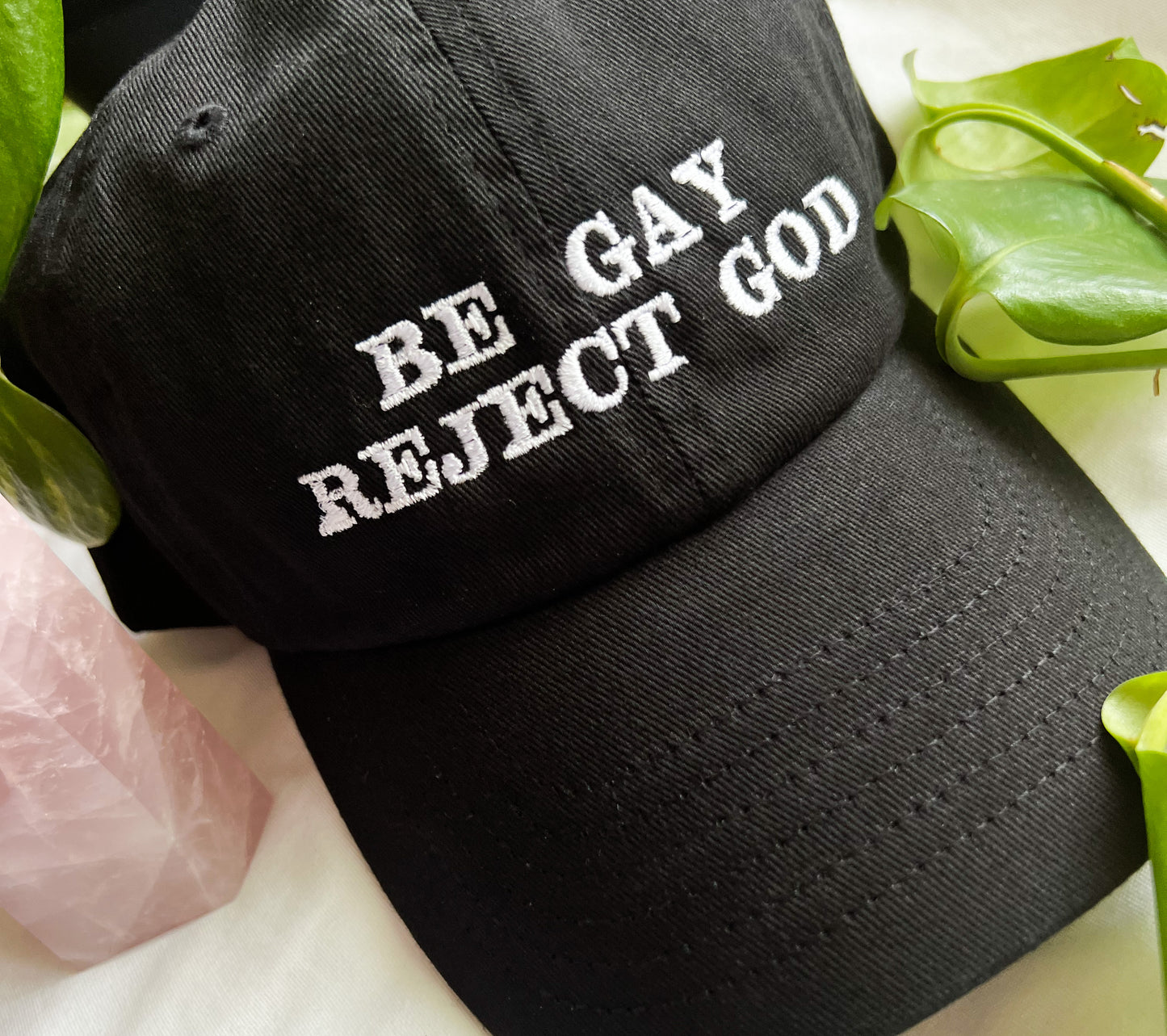 be gay reject god cap (PREORDER)