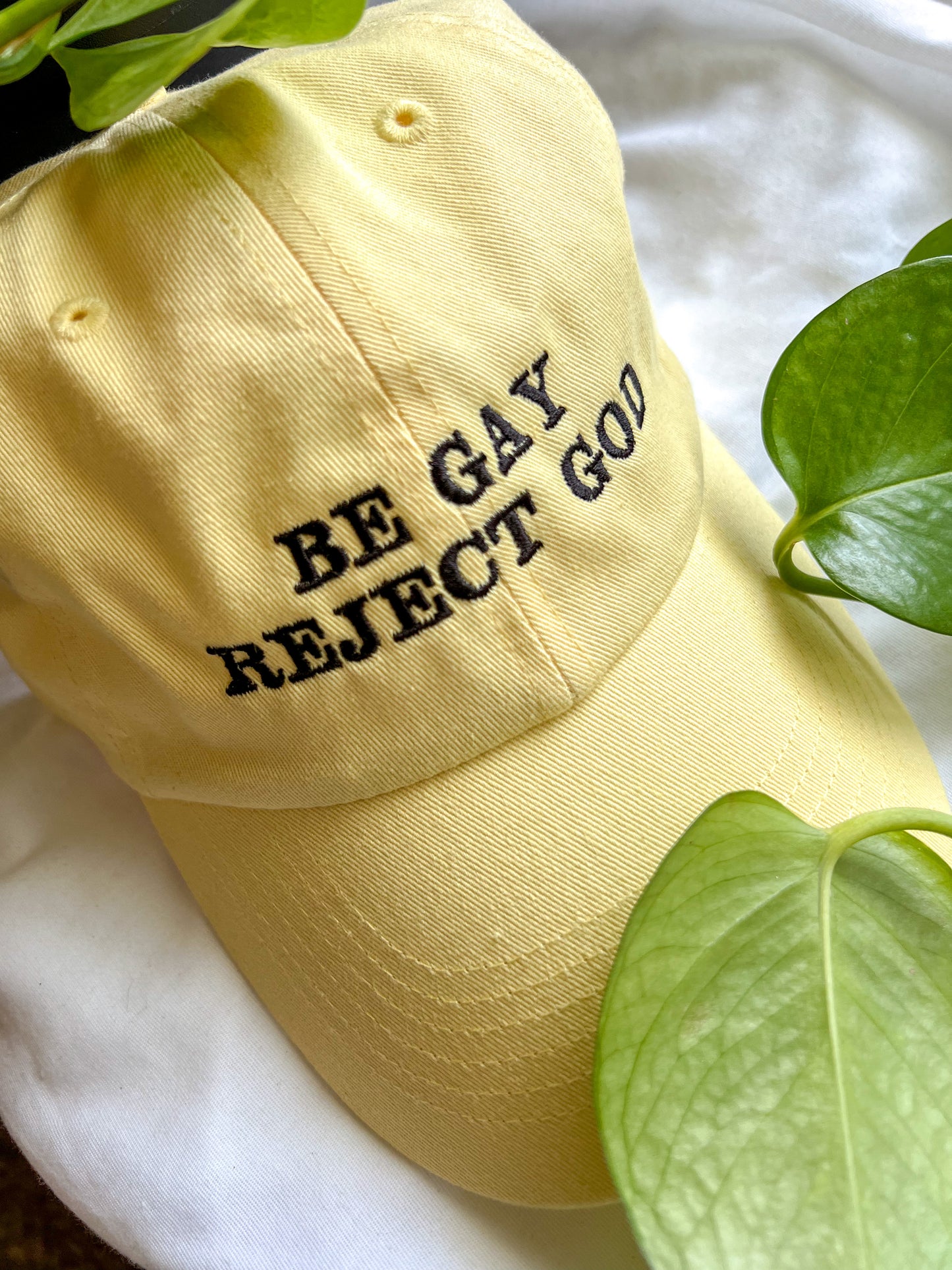 be gay reject god cap (PREORDER)
